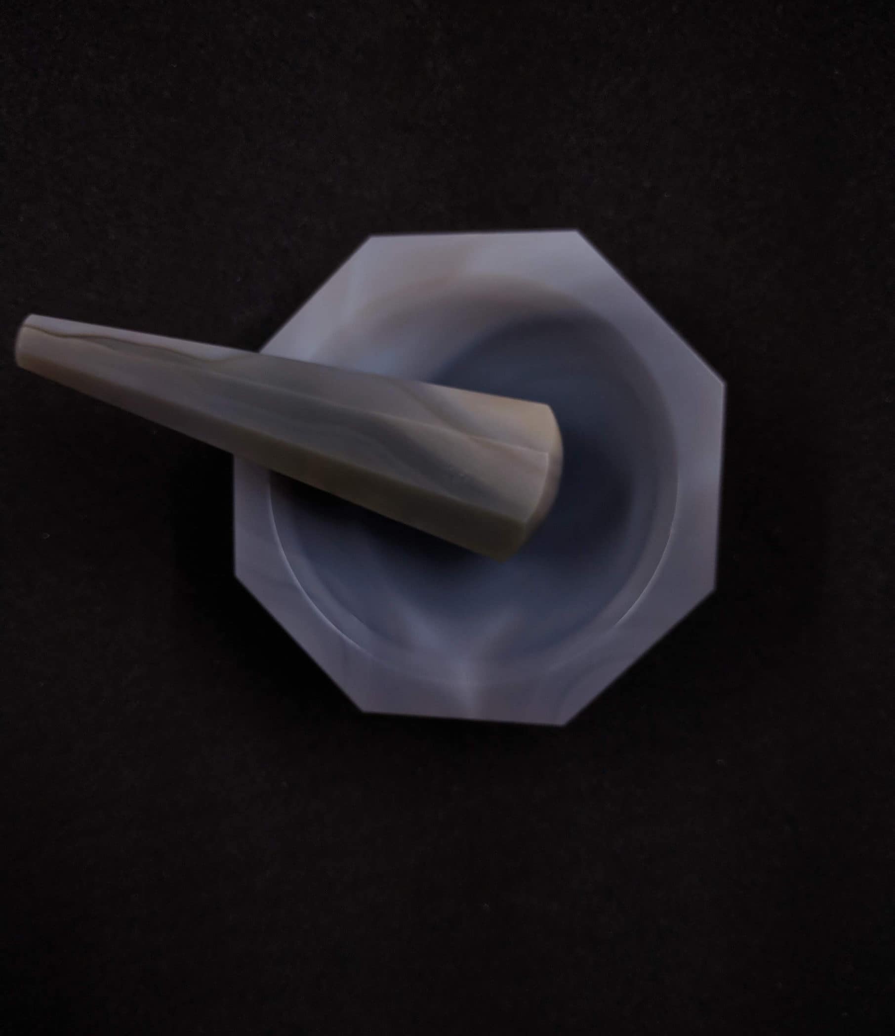 Agate Mortar and Pestle Best Sourced Natural Agate by AntsLAB